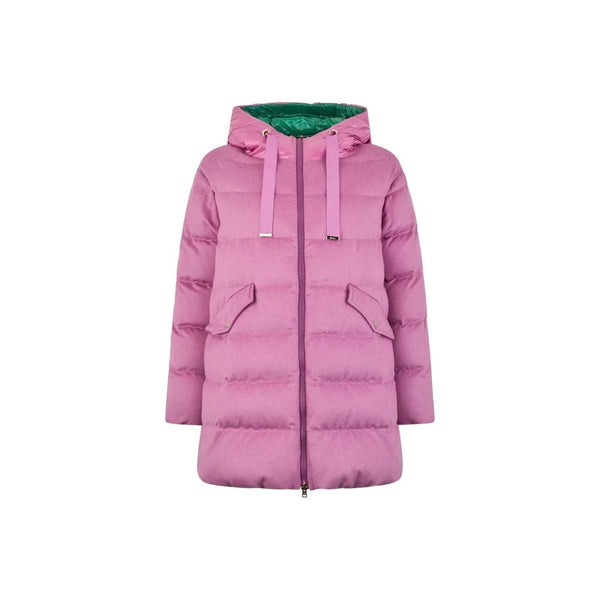 Herno 49% Cashmere down jacket in pink