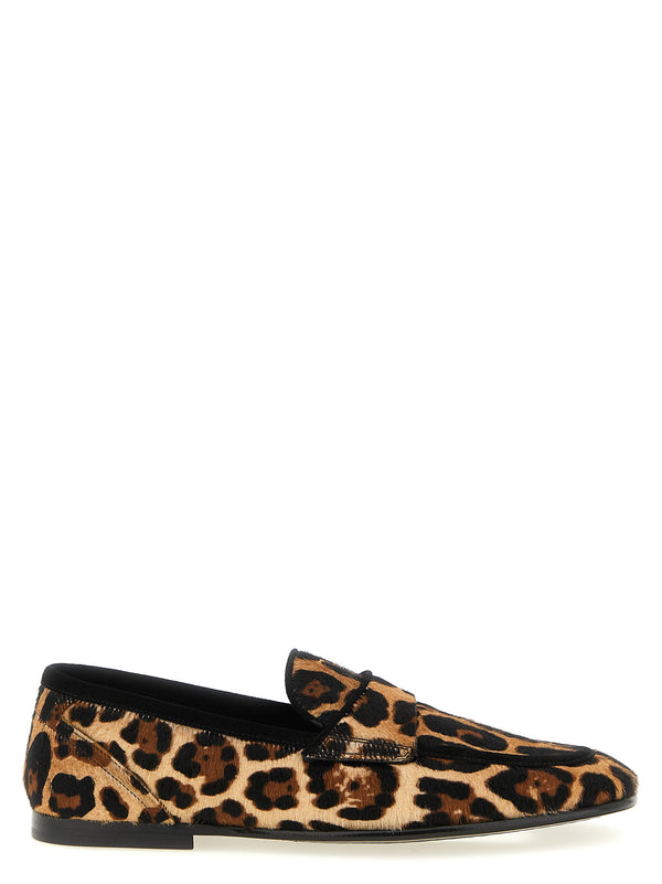 Dolce & Gabbana 100% calfskin leather (Bos Taurus) loafer in brown