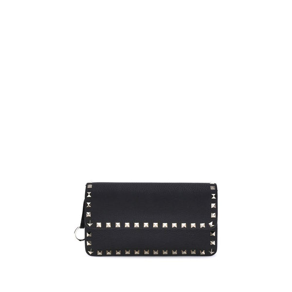 Valentino Garavani 100% Calf Leather Bos Taurus wallet in black