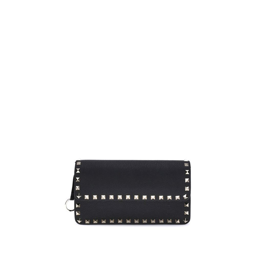 Valentino Garavani 100% Calf Leather Bos Taurus wallet in black