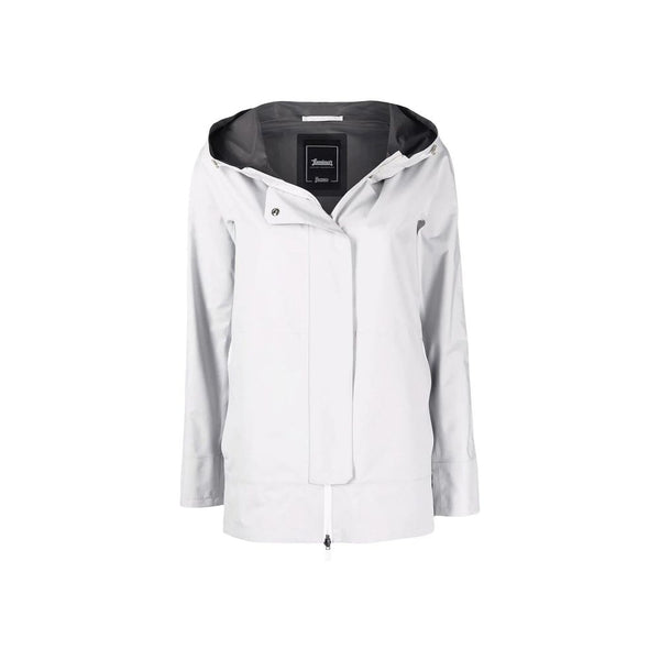 Herno 100% Polyester raincoat in white