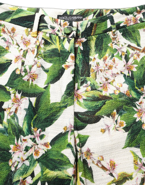 Dolce & Gabbana 85% Cotton trousers in white