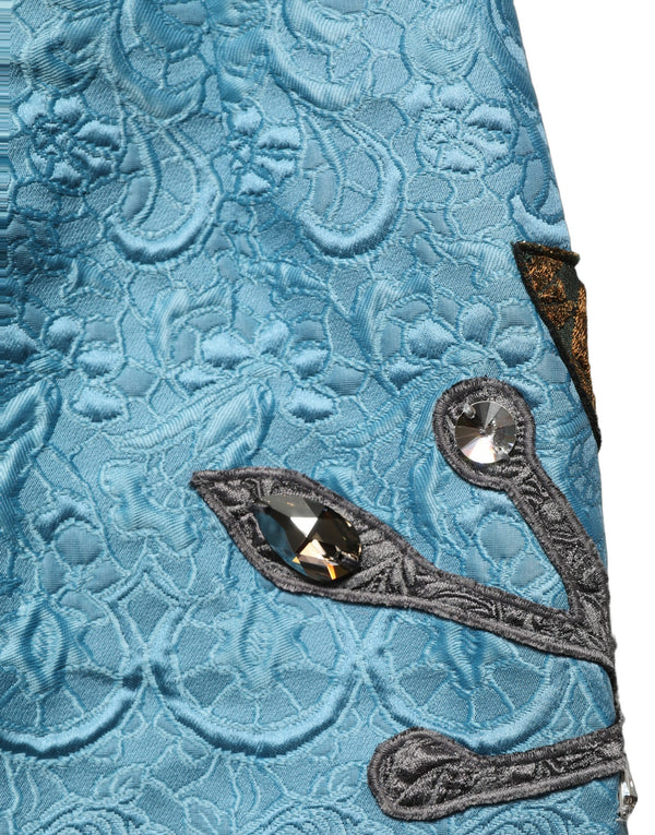 Dolce & Gabbana 70% Cotton skirt in blue