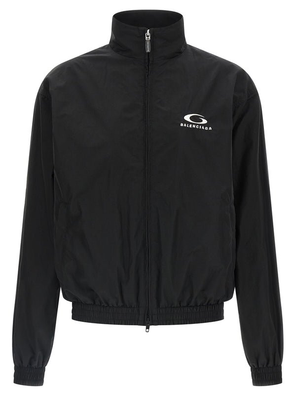 Balenciaga 50% cotton jacket in black