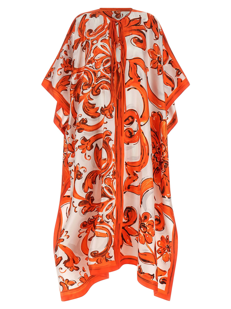 Dolce & Gabbana 100% Silk dress in orange