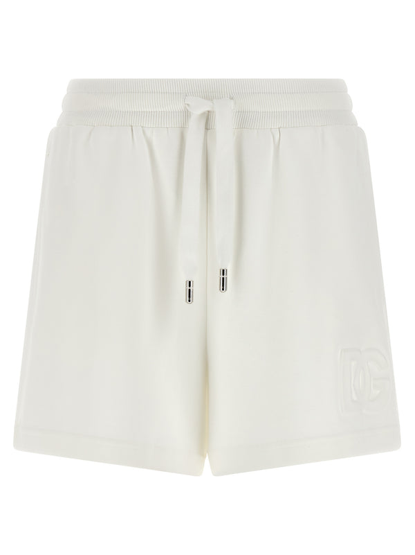 Dolce & Gabbana 71% Cotton bermuda shorts in white