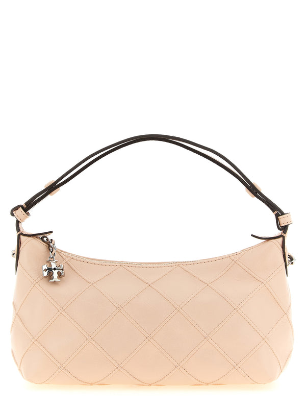 Tory Burch 100% cow leather shoulder bag in beige