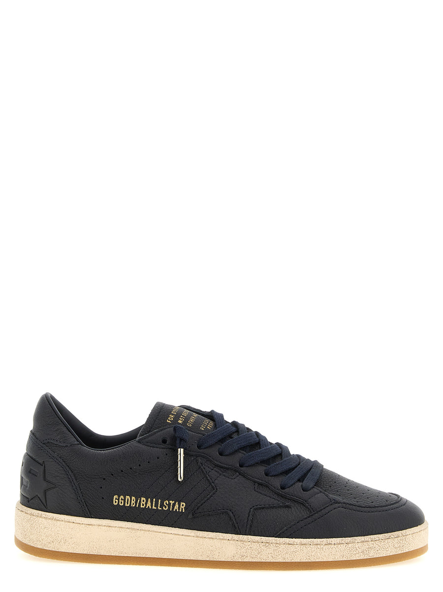 Golden Goose 100% Cow Leather sneaker in black