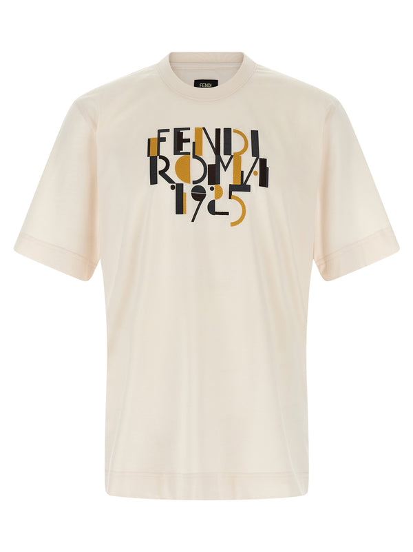 Fendi 100% Cotton t-shirt in white