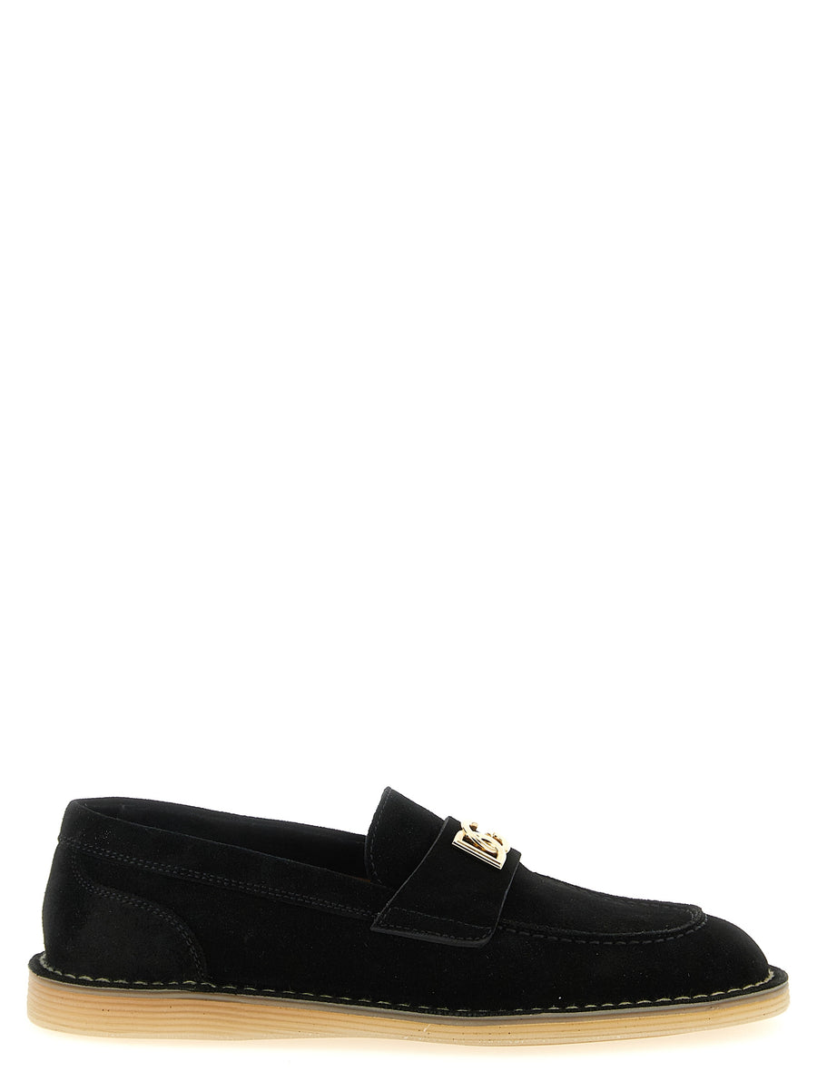 Dolce & Gabbana 100% Calfskin Leather loafer in black