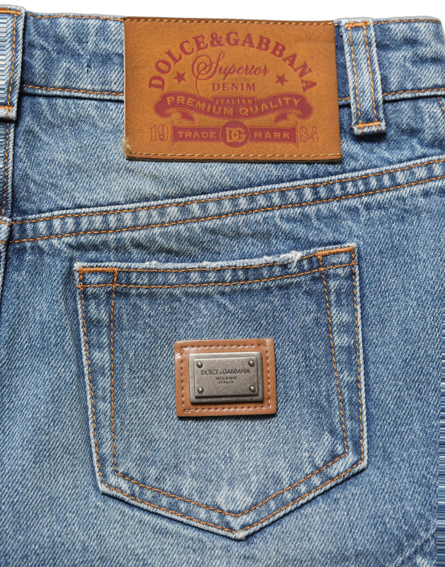 Dolce & Gabbana 100% Cotton shorts in blue