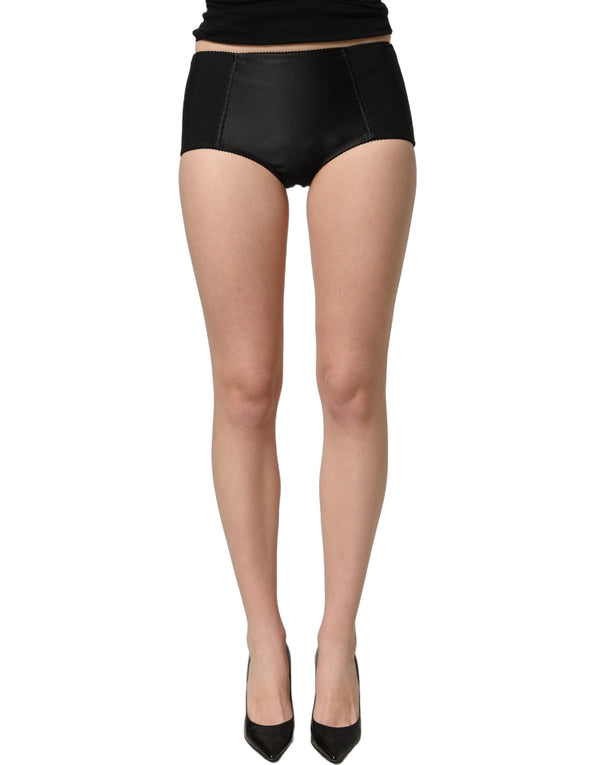 Dolce & Gabbana 92% Nylon 8% Elastane; Lining: 50% Cotton 40% Nylon 10% Elastane short trousers in black