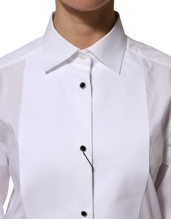 Dolce & Gabbana 100% Cotton dress shirt in white