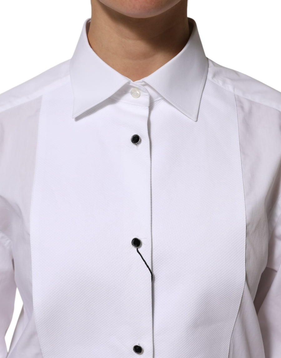 Dolce & Gabbana 100% Cotton dress shirt in white