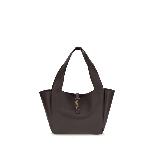 Saint Laurent 100% Calf Leather Bos Taurus shoulder bag in brown
