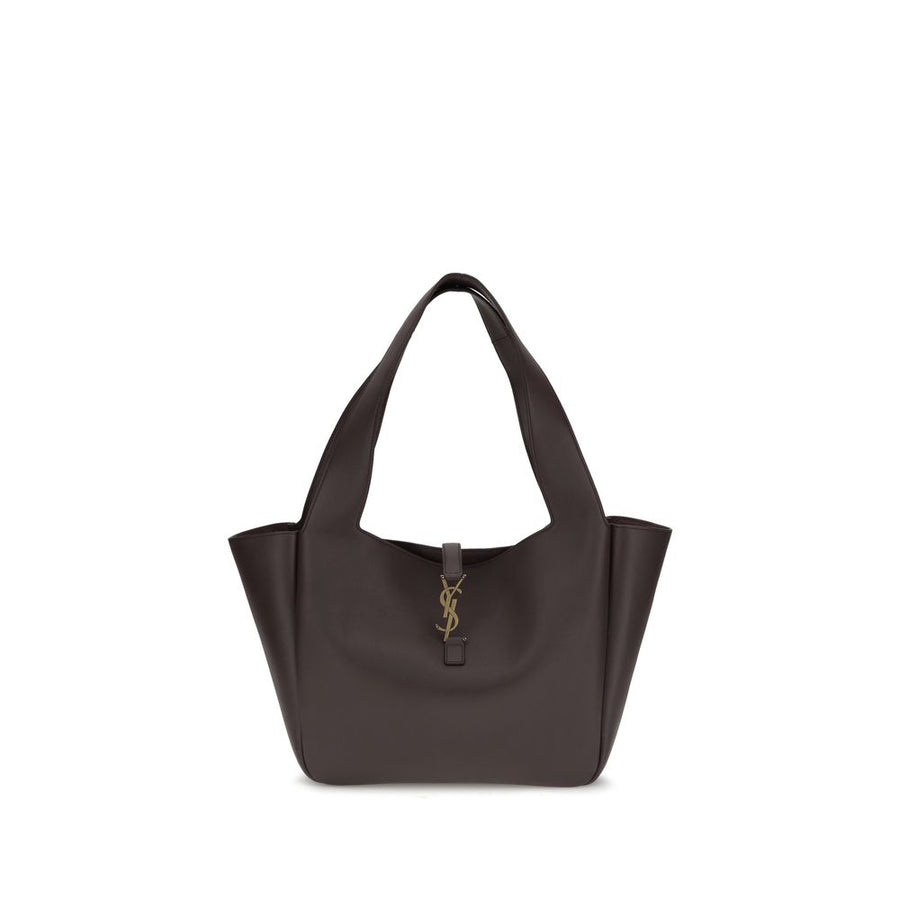 Saint Laurent 100% Calf Leather Bos Taurus shoulder bag in brown