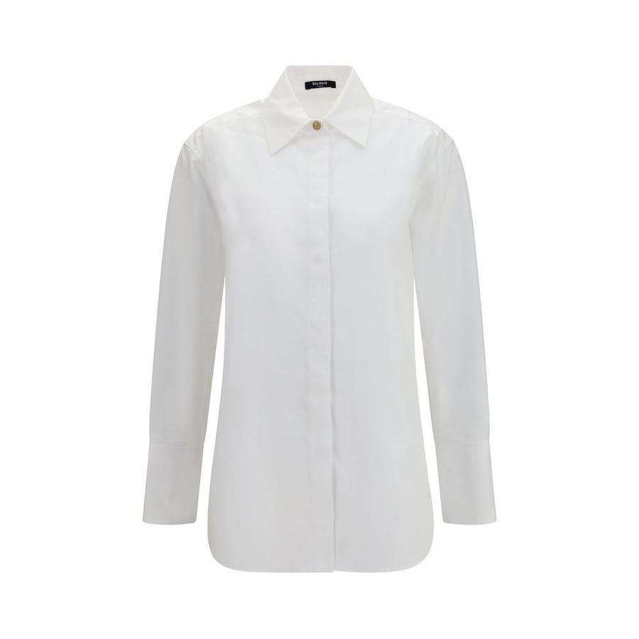 Balmain 100% Cotton shirt in white