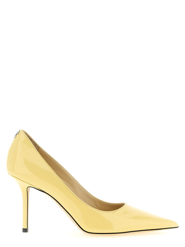 Jimmy Choo 85% Leather pumps in yellow