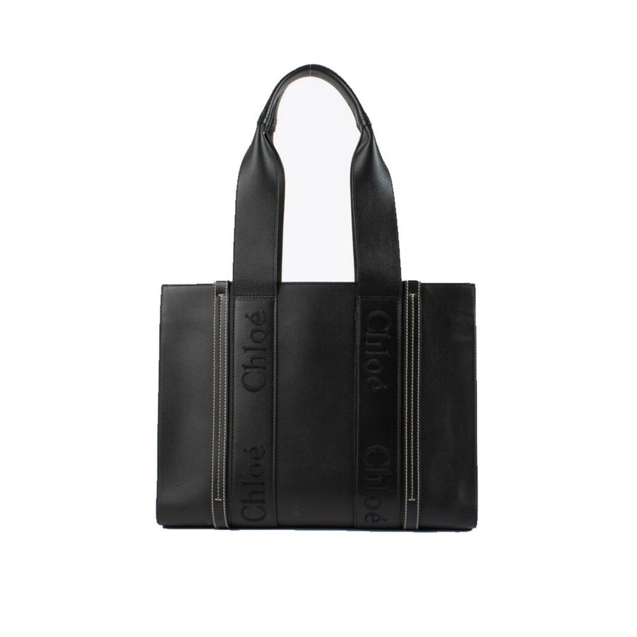 Chloé 100% Leather tote bag in black