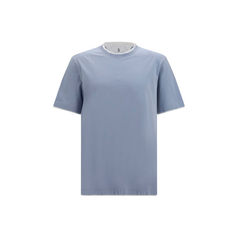 Brunello Cucinelli 100% Cotton t-shirt in blue