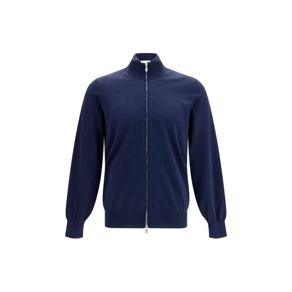 Brunello Cucinelli 100% Cotton cardigan in navy
