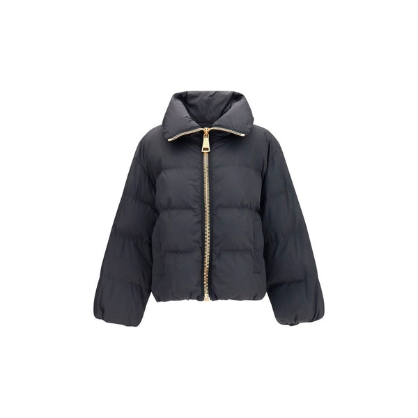 Balmain 100% Viscose down jacket in black