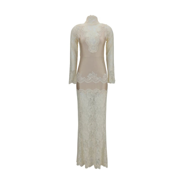 Rabanne 90% Polyamide 10% Elastane dress in beige