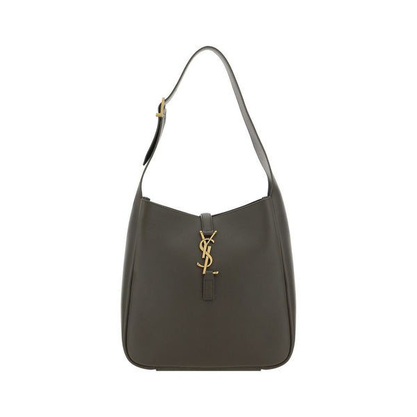 Saint Laurent 100% Calf Leather Bos Taurus shoulder bag in gray