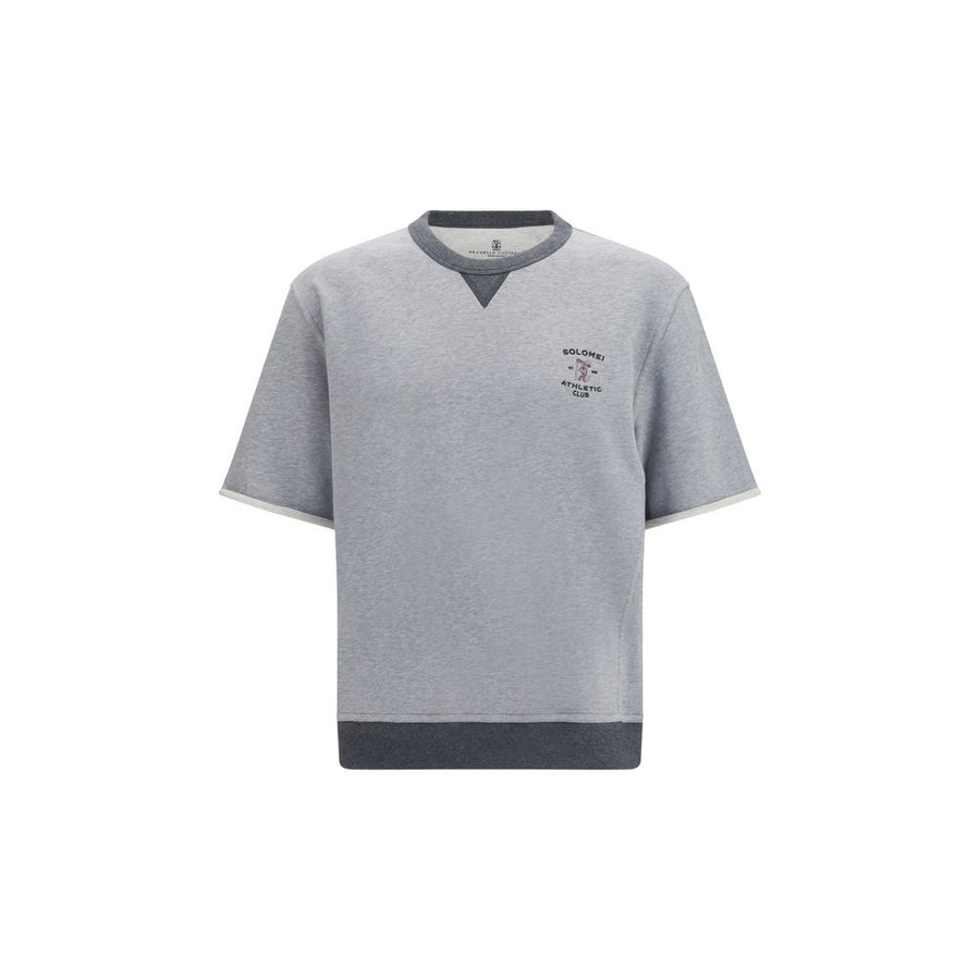 Brunello Cucinelli 100% Cotton t-shirt in gray