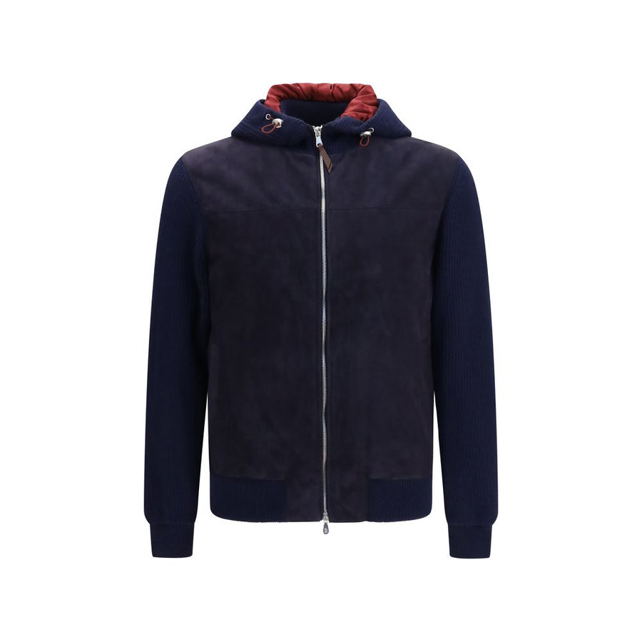 Brunello Cucinelli 30% Wool Ovis Aries jacket in navy