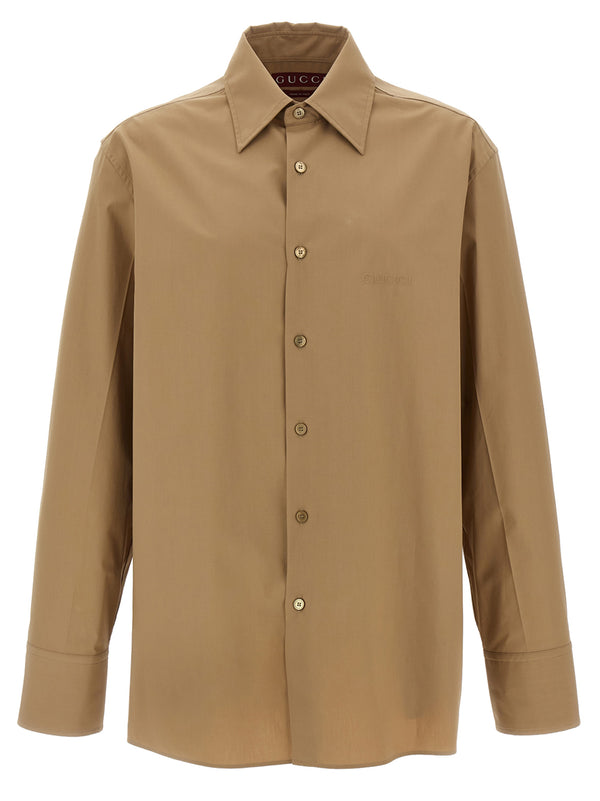 Gucci 100% Cotton shirt in beige