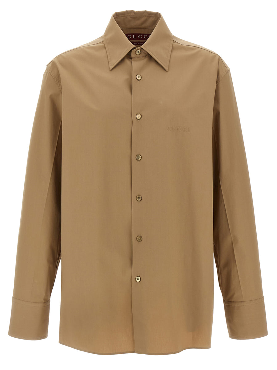 Gucci 100% Cotton shirt in beige