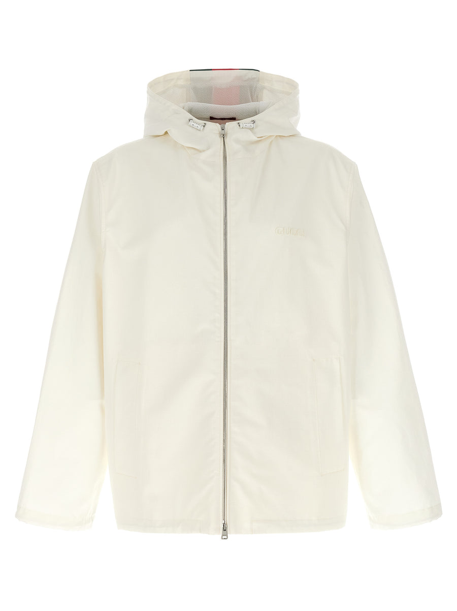 Gucci 100% Cotton jacket in white