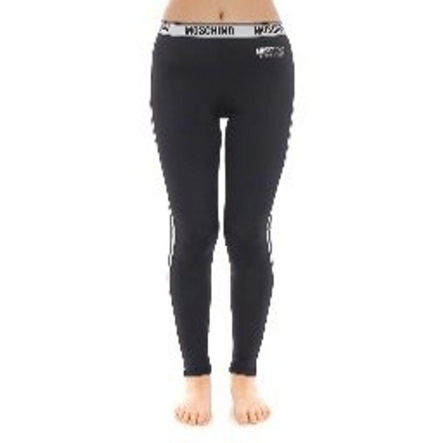 Moschino 78% Polyamide leggings in black