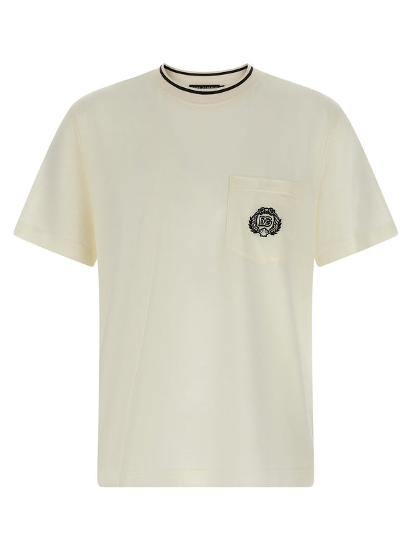 Dolce & Gabbana 100% Cotton t-shirt in white