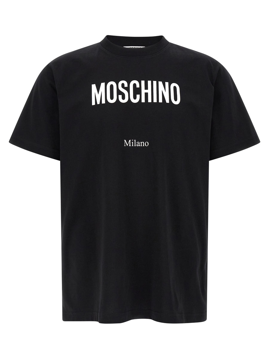 Moschino 100% cotton t-shirt in black