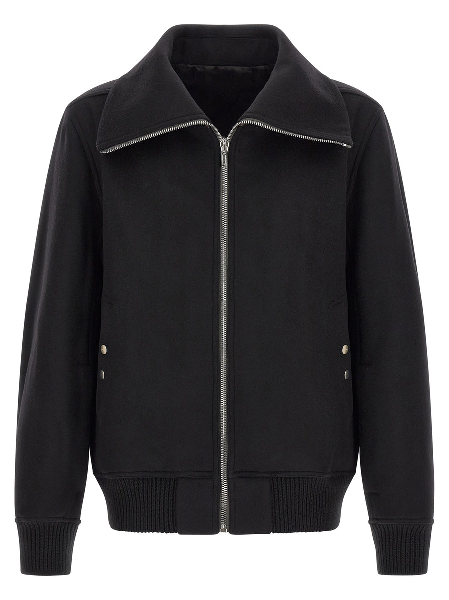 Rick Owens 100% virgin wool jacket in black