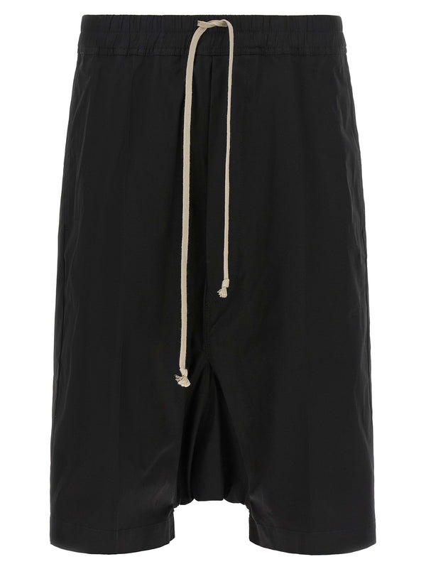 Rick Owens Cotton poplin bermuda shorts in black