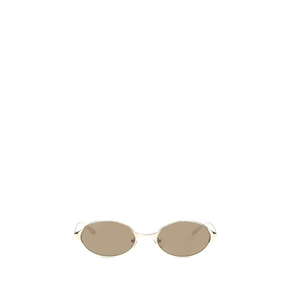 Alexander McQueen ALA000R6I33307024BB 100% Metal sunglasses in gold