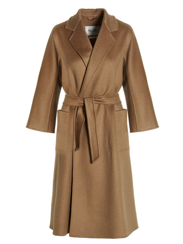 Max Mara 100% Cashmere coat in beige