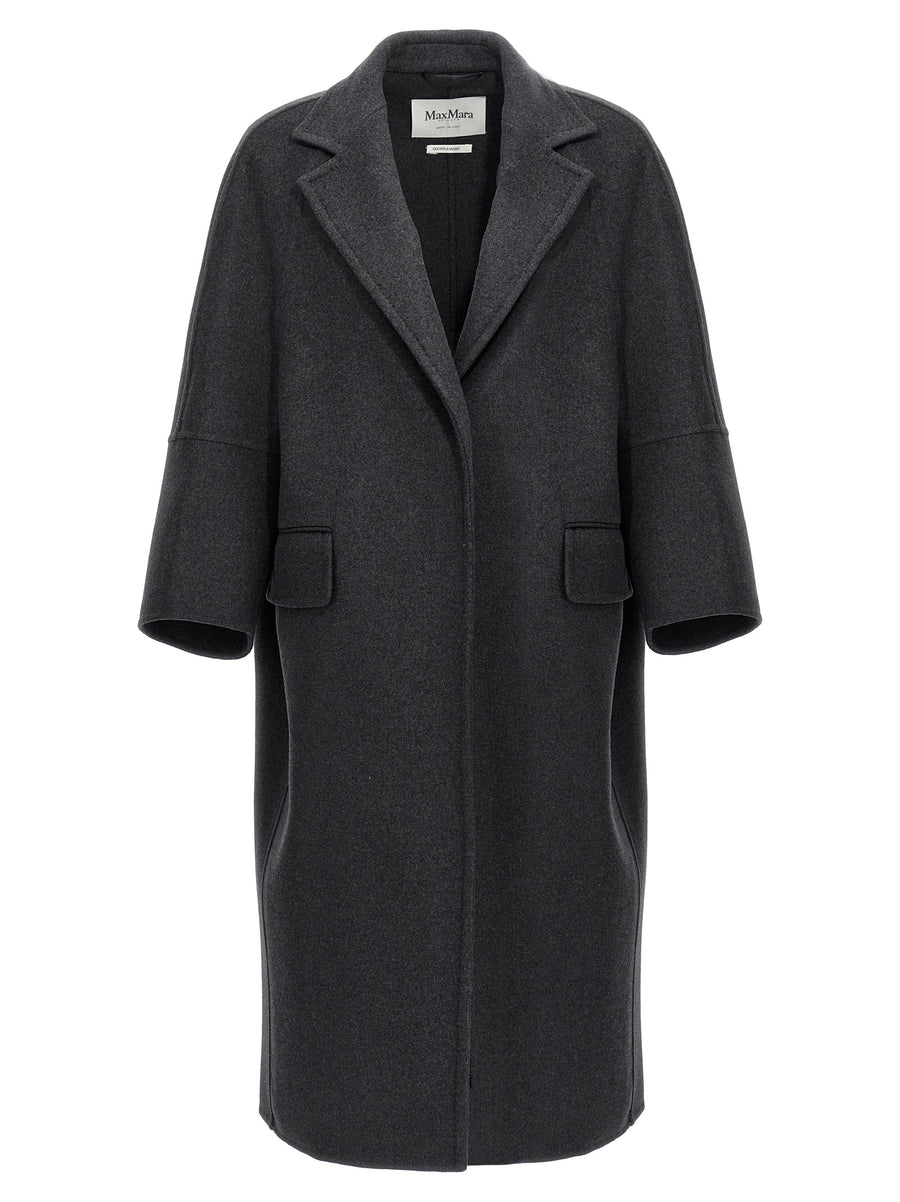 Max Mara 70% Virgin Wool coat in gray