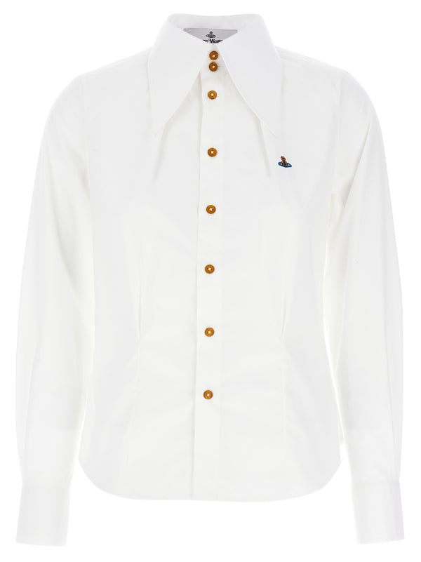 Vivienne Westwood 100% cotton blouse in white