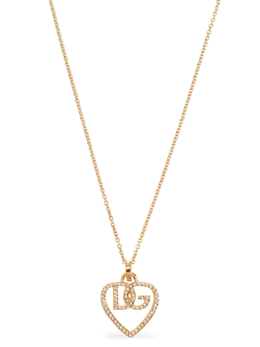Dolce & Gabbana 95% brass necklace in gold