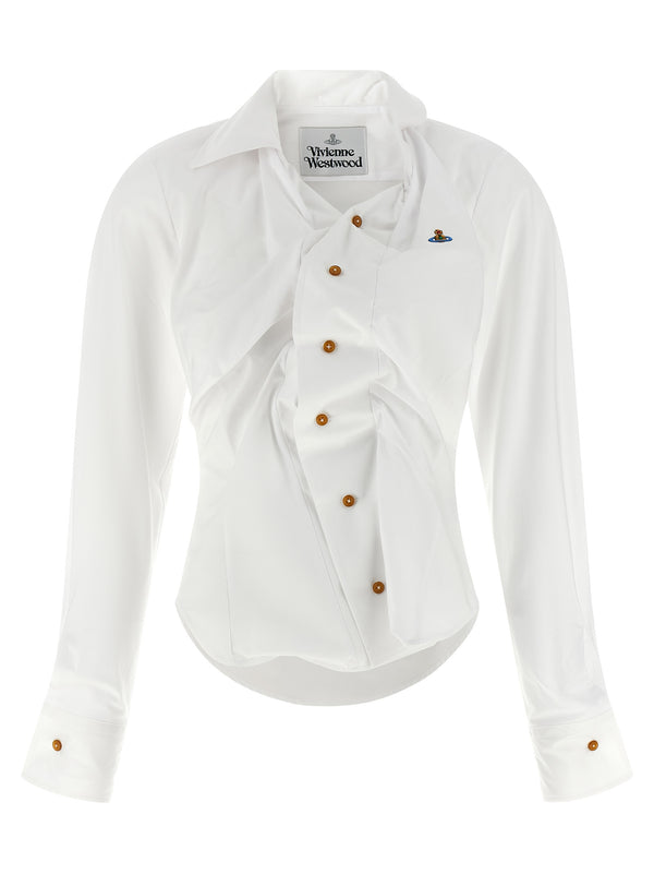 Vivienne Westwood 100% cotton blouse in white