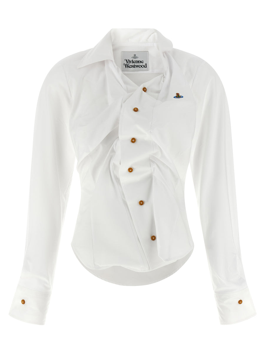 Vivienne Westwood 100% cotton blouse in white