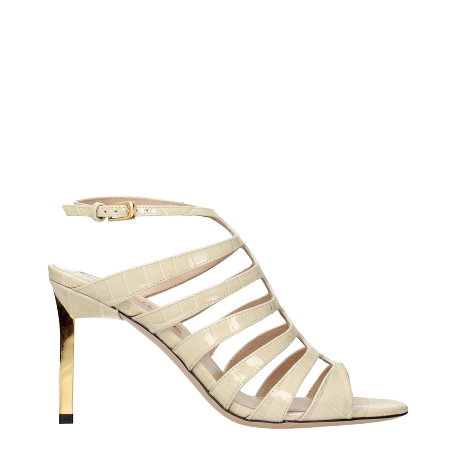 Tom Ford heel sandal in beige