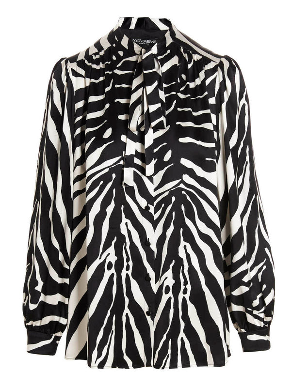 Dolce & Gabbana 100% Silk blouse in multicolor
