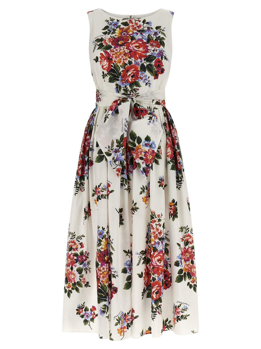Dolce & Gabbana 100% cotton dress in white