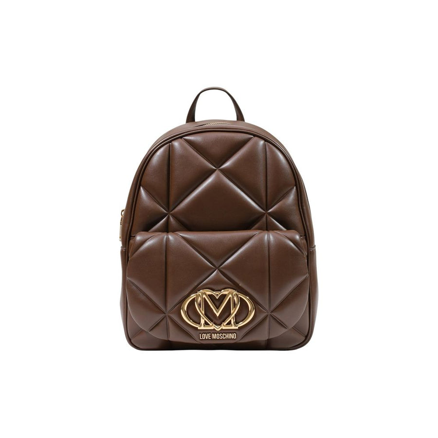 Love Moschino 100% Polyurethane backpack in brown