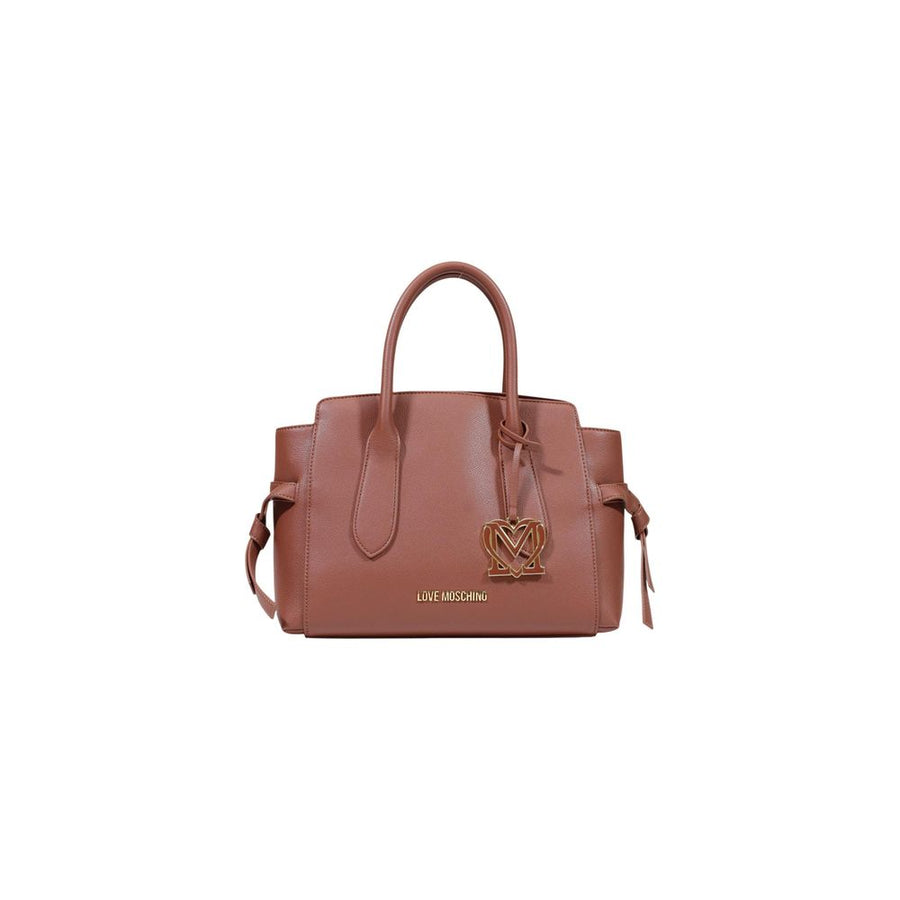 Love Moschino Polyurethane shoulder bag in brown